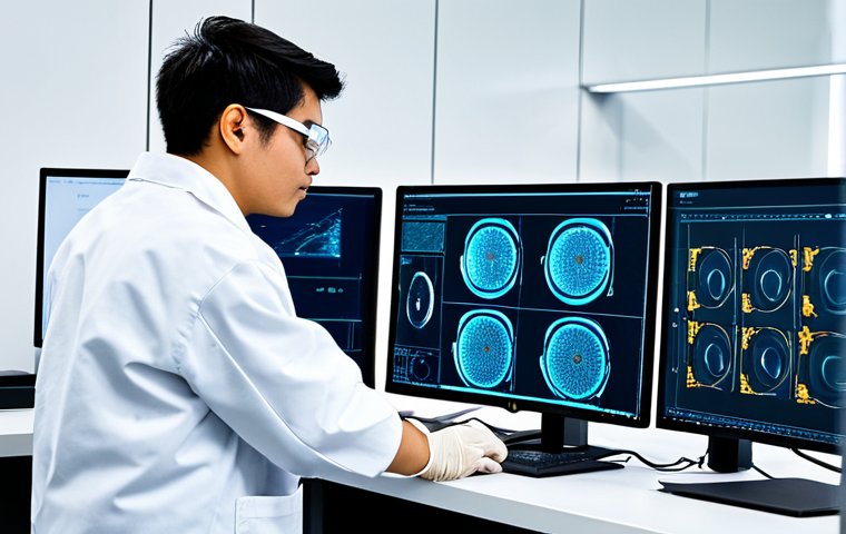 AI Chip Design & Development**

"A team of diverse engineers in a clean, modern semiconductor fabrication lab, fully clothed in appropriate safety gear (lab coats, safety glasses). They are collaborating on the design and testing of a cutting-edge AI chip. Complex diagrams and circuit layouts are visible on large monitors. Safe for work, appropriate content, professional, perfect anatomy, correct proportions, well-formed hands, natural pose, high resolution, detailed."

**