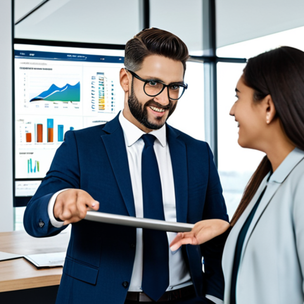 **

"A professional financial planner in a modern office setting, advising a young couple. The advisor is pointing at a tablet displaying investment charts. Everyone is fully clothed in appropriate business attire. Safe for work, appropriate content, family-friendly, perfect anatomy, natural proportions, high-quality rendering, professional, modest clothing."

**
